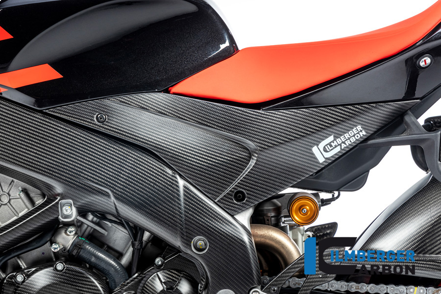 Ilmberger Carbon Fiber Side panel RIGHT Side Aprilia RSV4 Tuono 2021 2022 Gloss SDR.003.TU21G.K